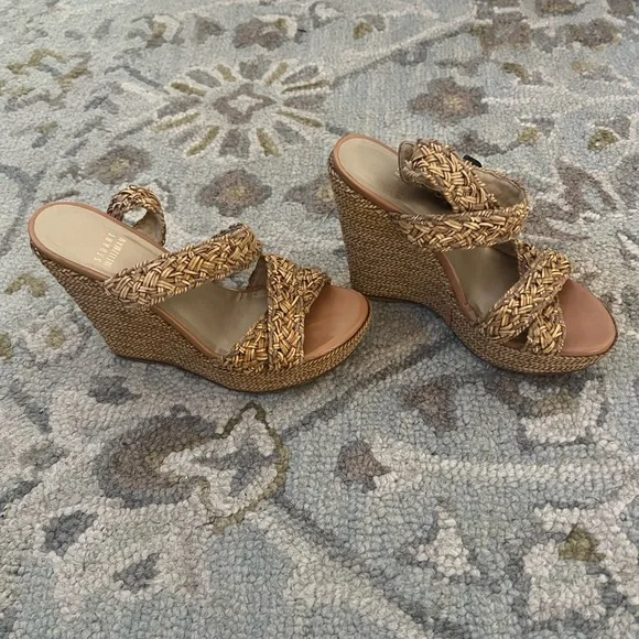 Stuart Weitzman Platform Wedge Sandals - Picture 5 of 7
